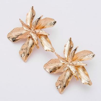 Picture of Trendy Multi Layer Flower Earrings