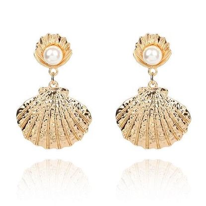 Picture of Elegant Shell Pearl Earrings Drop