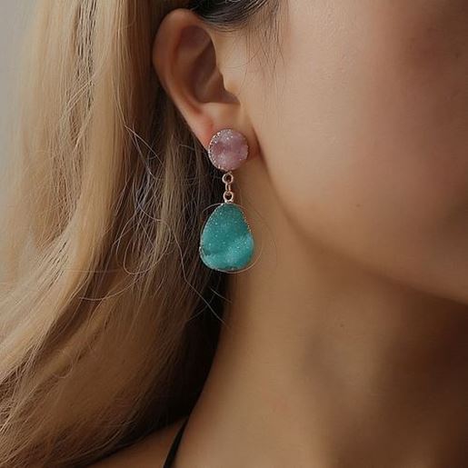 Picture of Ethnic Crystal Earrings Drop