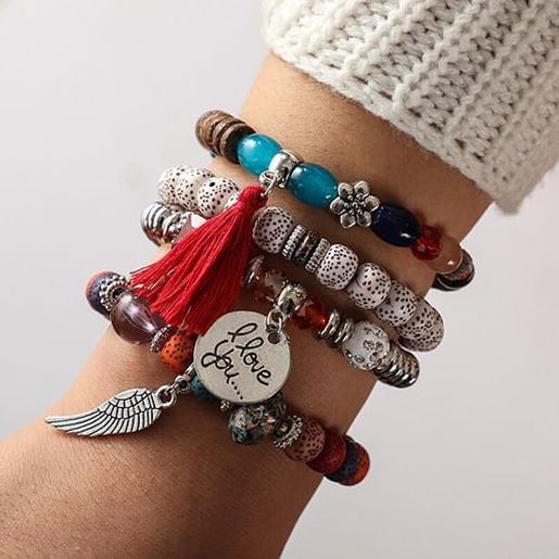 Picture of Bohemian Multi Layer Beaded Bracelet