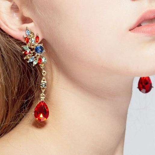 Picture of Luxury Crystal Wings Earrings