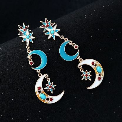 Picture of Bohemian Blue Moon Earring