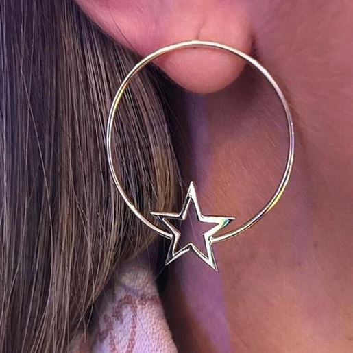 Picture of Trendy Metal Star Earring