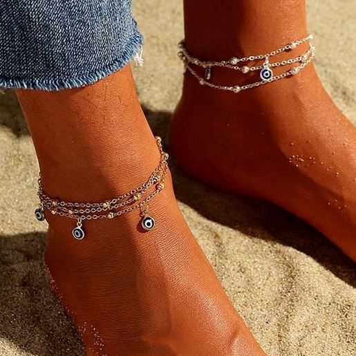 Picture of Bohemian Multi-layered Anklet