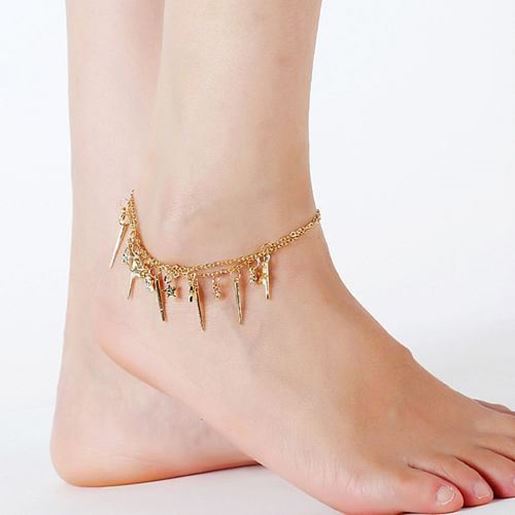 Picture of Bohemian Tassels Arrow Anklets