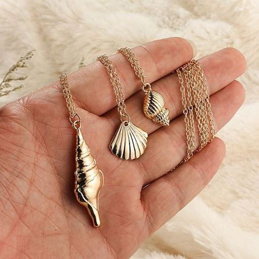 Picture of Shell Pendant Multi-layer Necklace