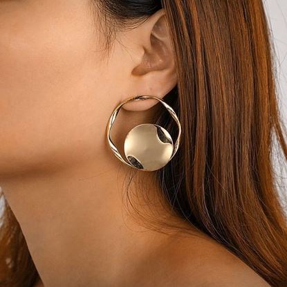 Picture of Trendy Exaggerated Irregular Earrings