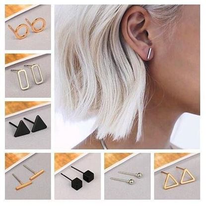 Picture of Geometric Hollow Earrings