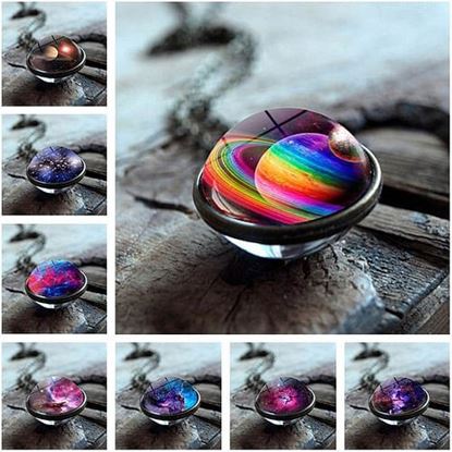 Picture of Double-sided Glass Ball Necklace