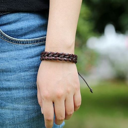 Picture of Punk Hand-woven Multi-layer Bracelet