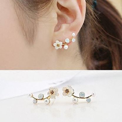 Picture of Flower Pearl Earrings