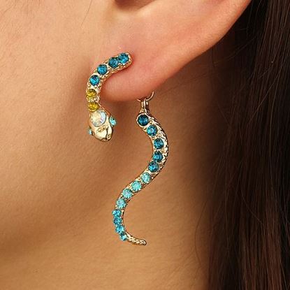 Picture of Geometric Snake Earrings