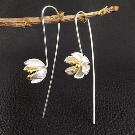 Picture of Stereoscopic Flower Earrings