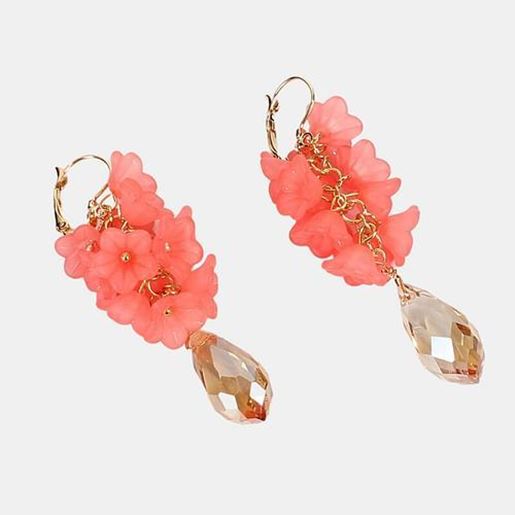 Picture of Flower Tassel Earrings