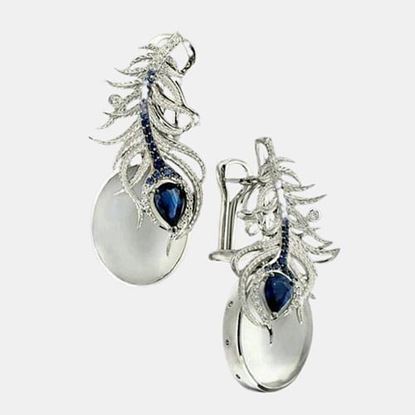 Picture of Phoenix Tail Moonstone Earrings