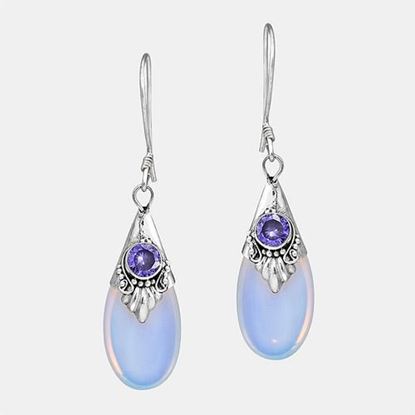 Picture of White Moonstone Earrings