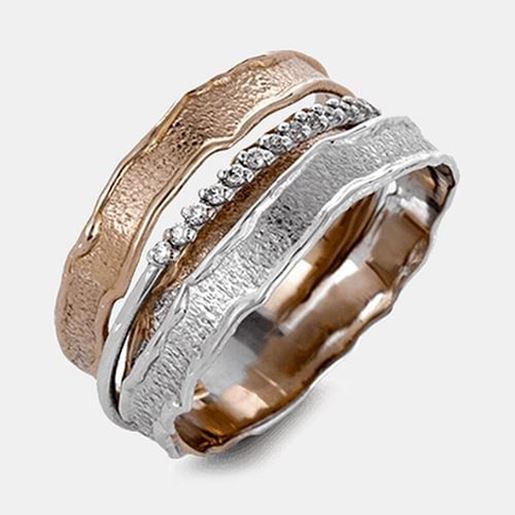 Picture of Multi-layer Winding Diamond Ring