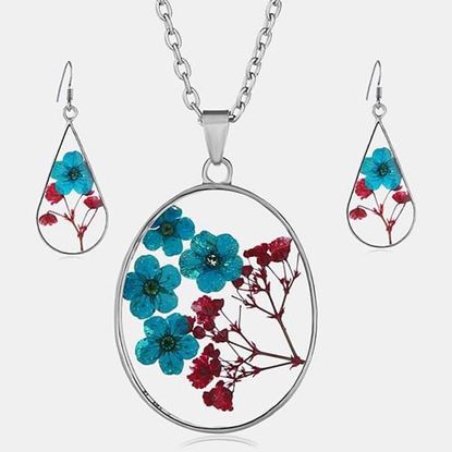 Picture of Resin Daisy Necklace Set