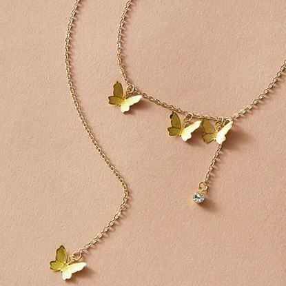 Picture of Butterfly Y-shaped Necklace