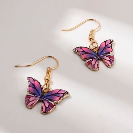 Picture of Metal Butterfly Earrings