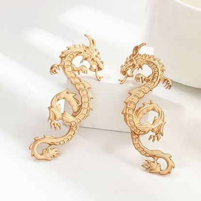 Picture of Stereoscopic Dragon Earrings