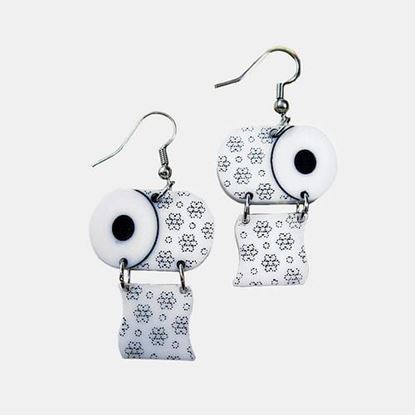 Picture of Acrylic Roll Paper Earrings