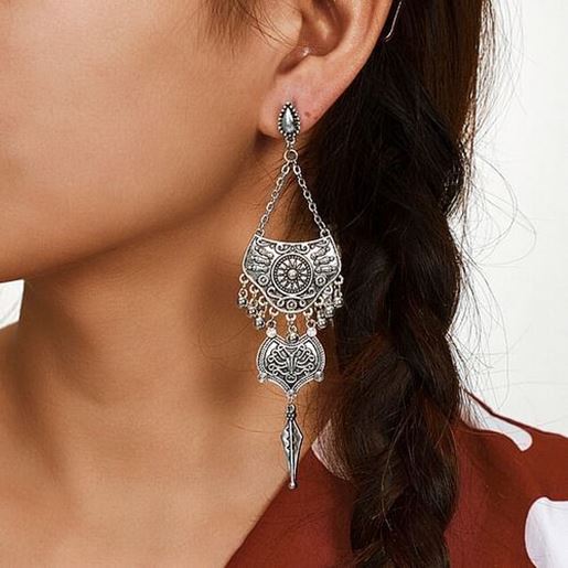 Picture of Sector Tassel Earrings