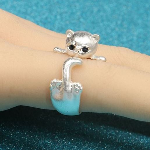 Picture of Cute Cat Opening Ring