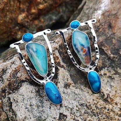 Picture of Irregular Natural Stone Earrings