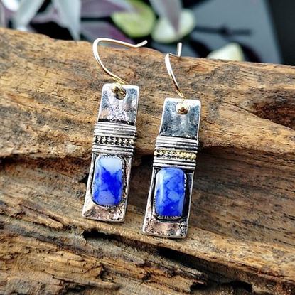 Picture of Irregular Marble Pattern Earrings