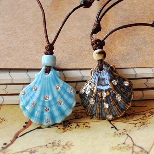 Picture of Shell Drawstring Necklace