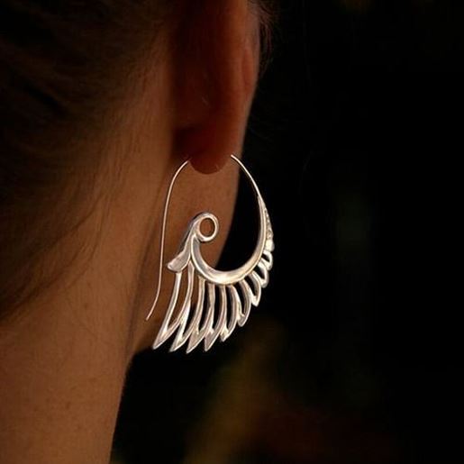 Picture of Stereo Peacock Tail Earrings