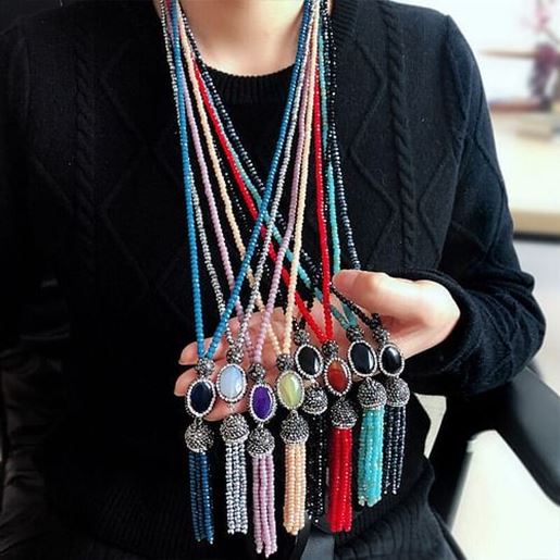 Picture of Crystal Beaded Sweater Chain