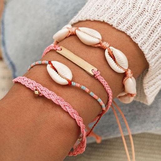 Picture of Shell Rice Beads Multi-layer Bracelet