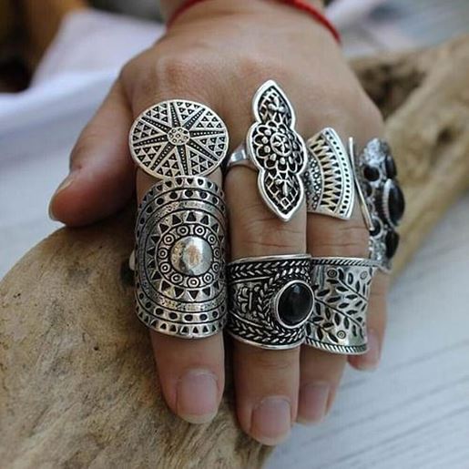 Picture of 8 Pcs Ring Set