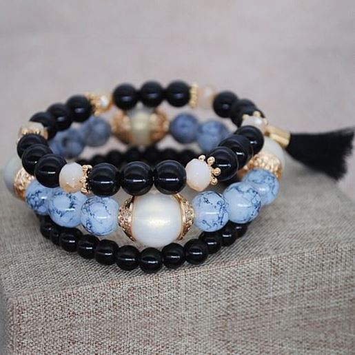 Picture of Handmade Beaded Multi-layer Bracelet