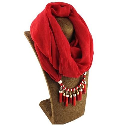 Picture of Solid Color Scarf Necklace