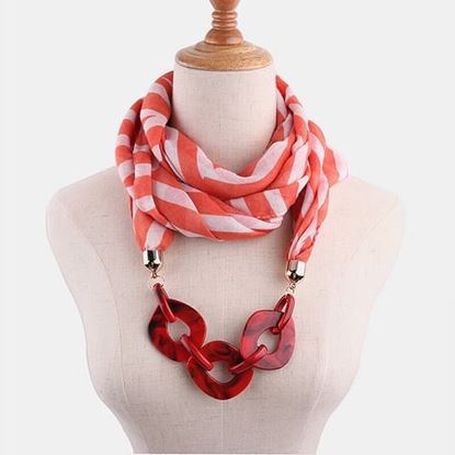 Picture of Slub Cotton Scarf Necklace