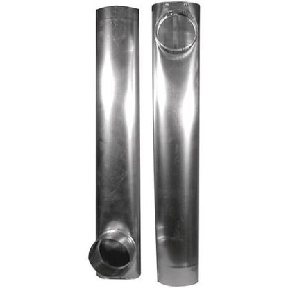 Picture of Deflecto DAF2 Skinny Duct Telescoping Aluminum Vent (27"- 48")