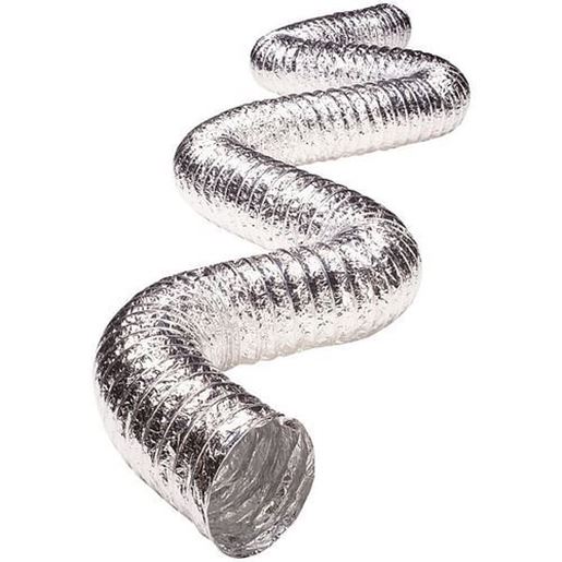 Picture of Deflecto F0425 Supurr-Flex 5-Ply 4-Inch Aluminum Flex Duct (25 Feet; Retail "Lite" Box)