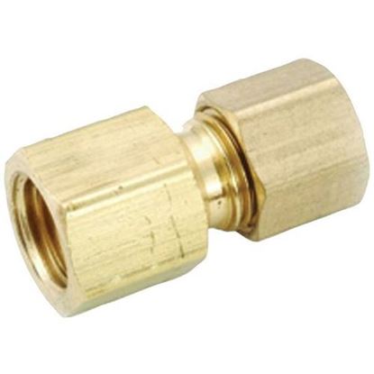 Picture of No Logo 54822-0606 3/8" Flare Adapter x 3/8" Compression Adapter