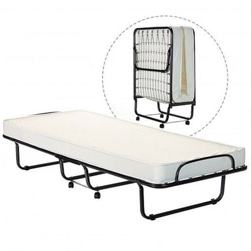 Picture of Folding Metal Bed Memory Foam Mattress