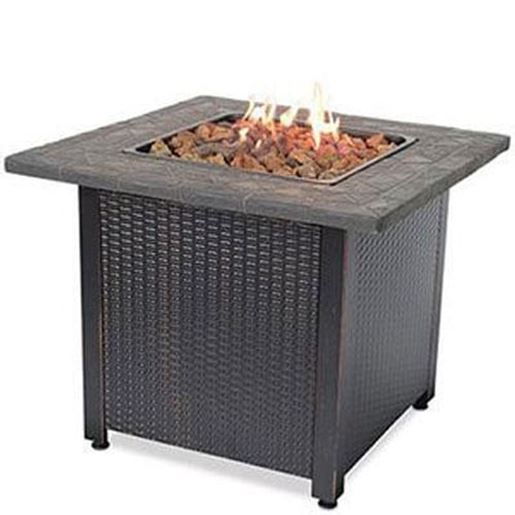 Picture of ES Slate Wicker Fire Pit Gas