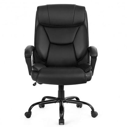 Picture of Big & Tall 500lb Massage Office Chair-Black - Color: Black