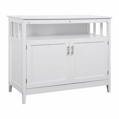 Изображение Modern Practical and Beautiful Wooden Kitchen Lockers with Large Storage Space - Color: White