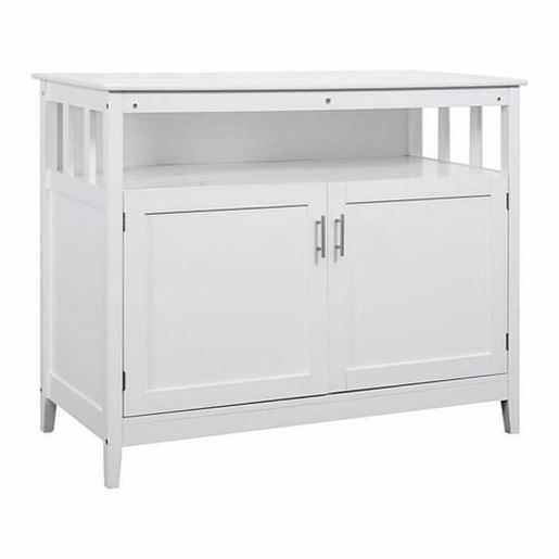 Изображение Modern Practical and Beautiful Wooden Kitchen Lockers with Large Storage Space - Color: White