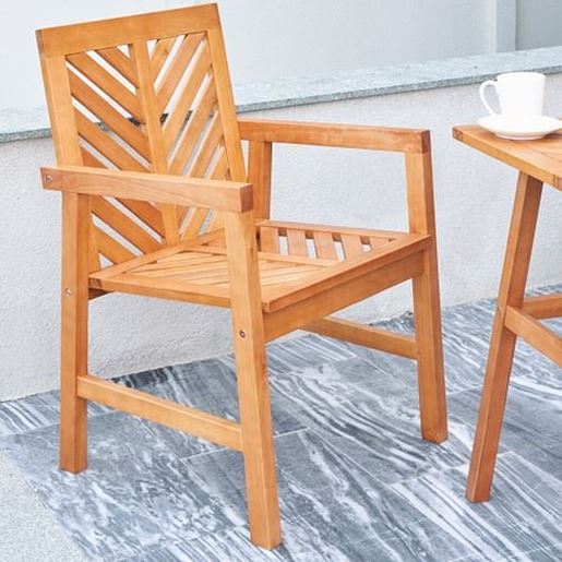 Picture of Natural Wood Dining Armchair