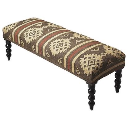 Picture of Jute Upholstered Bench