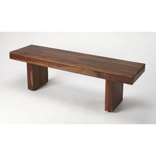 Picture of Modern Chunky Solid Wood Bench