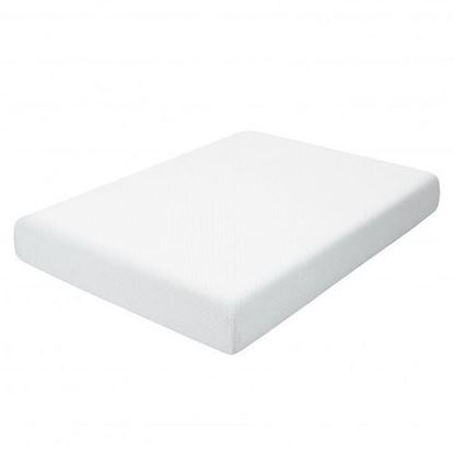 Picture of 10 Inches Air Foam Pressure Relief Bed Mattress with Removable Soft Cover-Full Size - Color: White - Size: Full Size